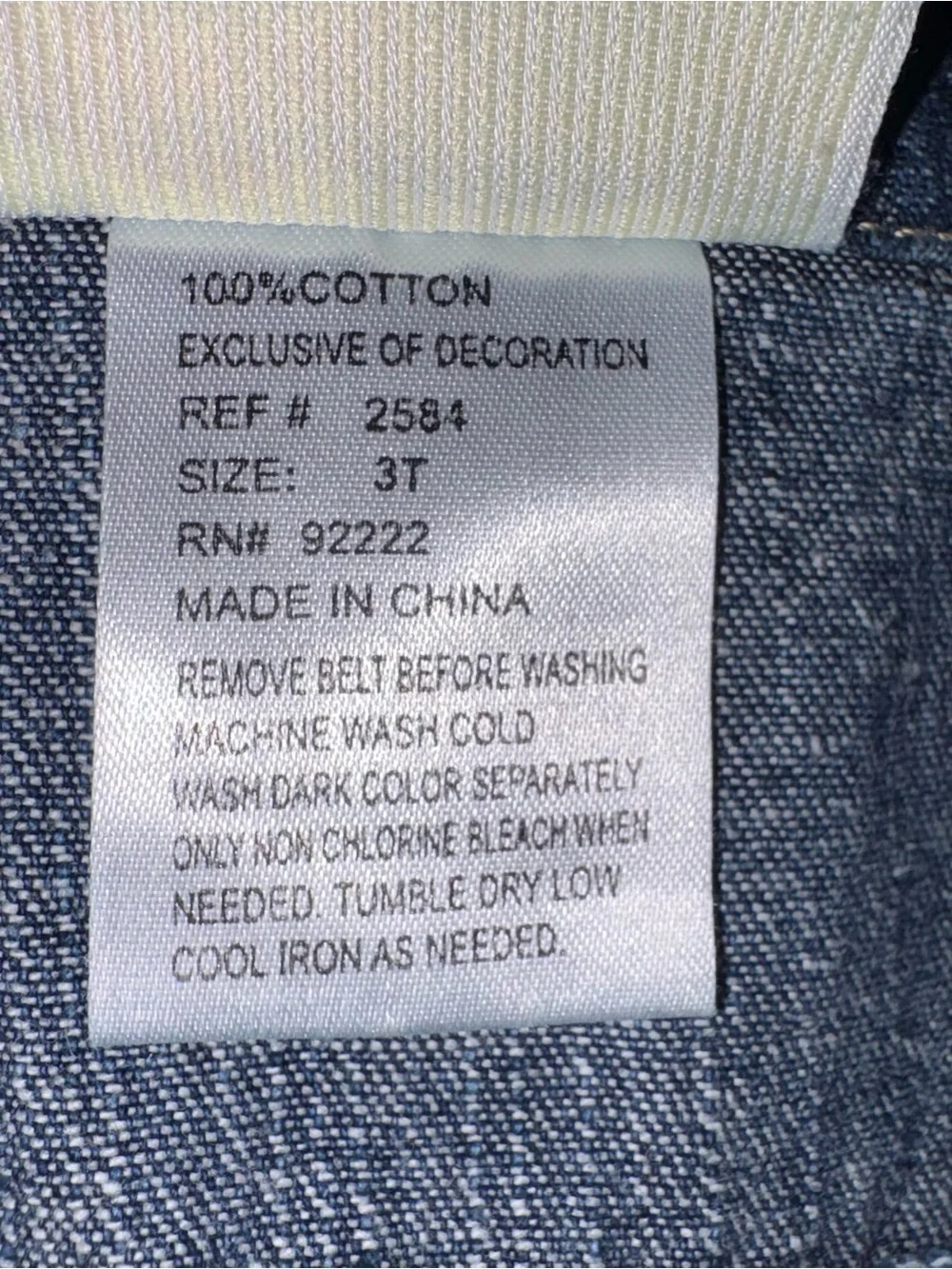 Carter's Dark Blue Denim Tiered Button-Front Dress